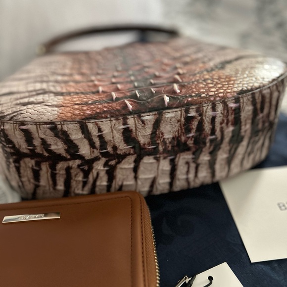 NEW 2-PIECE Brahmin Fallon Feline Bag with Suri Saddle Heroica wallet - Picture 3 of 12